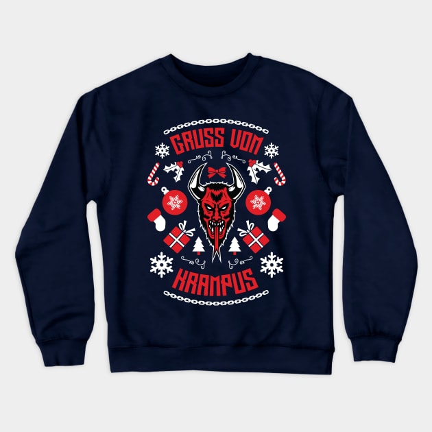 Krampus Crewneck Sweatshirt by Woah_Jonny